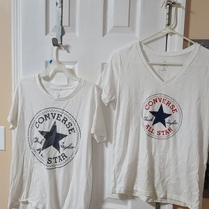 Girls size medium  Converse T shirts